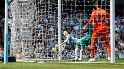 Foden scores their only goal. Reuters