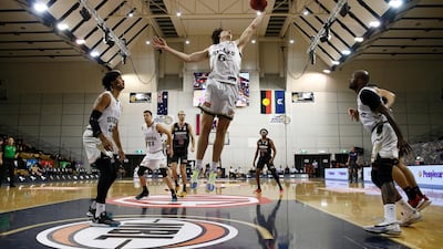 Adelaide 36ers' Josh Giddey picks up a rebound during the NBL Cup match against the Illawarra Hawks and the at State Basketball Centre in Melbourne on Thursday, March 4. The Hawks won 98-89. Getty