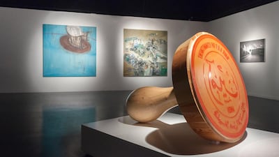 Abdulnasser Gharem’s The Stamp (Amen). Courtesy Ayyam Gallery