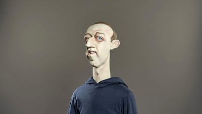 Undated handout photo issued by Mark Harrison/BritBox of Mark Zuckerberg in puppet form for the new series of Spitting Image, which is making a return to the small screen. PA Photo. Issue date: Wednesday March 4, 2020. Programme-makers said that "with the world getting smaller and more turbulent, the time couldn???t be more appropriate for an iconic British satirical take on global events." See PA story SHOWBIZ Image. Photo credit should read: Mark Harrison/BritBox/PA Wire NOTE TO EDITORS: This handout photo may only be used in for editorial reporting purposes for the contemporaneous illustration of events, things or the people in the image or facts mentioned in the caption. Reuse of the picture may require further permission from the copyright holder.