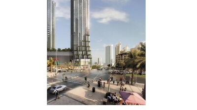 Emaar is launching its Boulevard Point homes, with direct access to The Dubai Mall. Courtesy Emaar