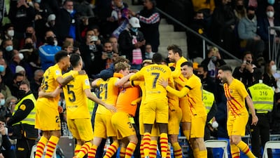 Eric Garcia – 8. Knocked the ball forward, usually to Pedri. Stopped Valverde in a rare Madrid attack after they’d gone 4-0 down. Growing in confidence. AP