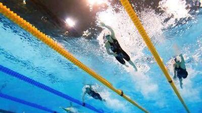 Ye Shiwen, right, stormed to gold in the 400m individual medley. Michael Dalder / Reuters