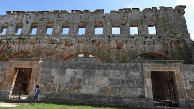 Author Gertrude Bell described the Qalb Loze church as “the beginning of a new chapter in the architecture of the world. The fine and simple beauty of Romanesque was born in North Syria.” AFP