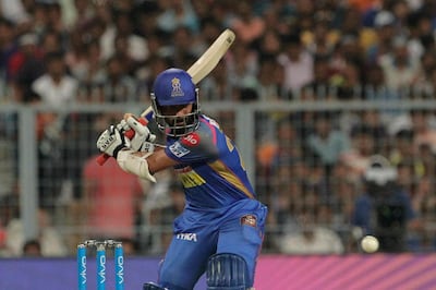 Ajinkya Rahane took over the Rajasthan Royals captaincy following Steve Smith's withdrawal. Bikas Das / AP Photo
