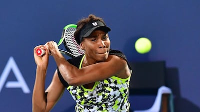 Venus Williams enjoyed herself so much in her first year at Mubadala World Tennis Championship she called for an expansion of the tournament. Giuseppe Cacace / AFP