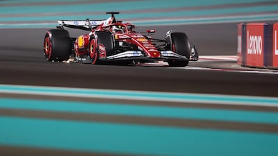 Ferrari driver Charles Leclerc during qualifying