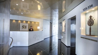 The reception of The Lounge. Photo: Leslie Pableo for The National