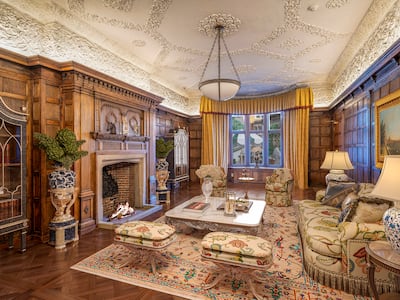 A grand reception room at the £25m 26 Upper Brook Street which is for sale. Photo: Tony Murray / Casa E Progetti