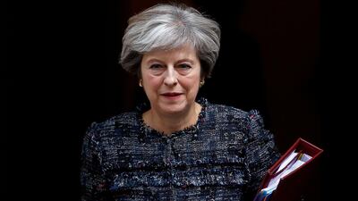 Britain's Prime Minister Theresa May briefed her cabinet about a key speech on Brexit she is set to deliver in Florence on Friday. Peter Nicholls / Reuters