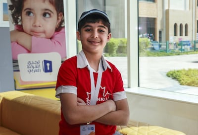 Ahmad Dakouri, from Canada, has read more than 100 books for the challenge. Victor Besa / The National