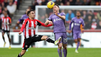 Lively enough but simply had to do more to hinder Jota as he headed into Nunez's path for the opener. AFP