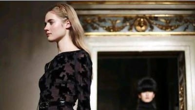 At this year's Milan Fashion Week, instead of print, Pucci showed its talent with tailoring.