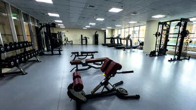 The building has access to the gym and the Business Bay canal is nearby