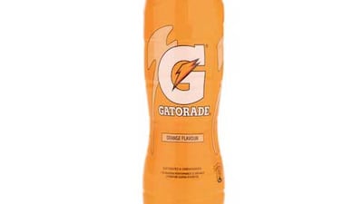 Gatorade orange with 2.7 pH level. Photo: Gatorade