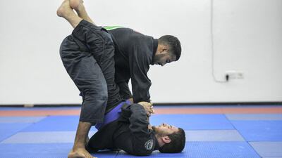 Hamad Nawad is currently at a high performance camp in Abu Dhabi. Khushnum Bhandari for The National