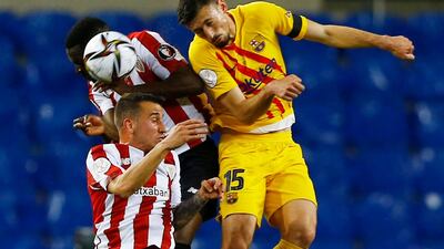 Clement Lenglet, 7 - Chosen by Ronald Koeman and justified the selection as he helped the Dutchman win his first trophy as Barca boss. Lenglet’s height was a threat when he moved forward, but the players in front of him made it very comfortable for the Frenchman. Reuters
