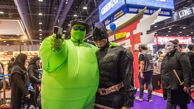 Cosplaying is always popular at comic cons