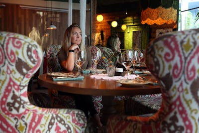 Nino Chantladze's restaurant specialises in home-style Georgian cuisine. Chris Whiteoak / The National
