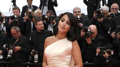 Leila Bekhti attends the screening of 'A Hidden Life' during the Cannes Film Festival on May 19, 2019. AP