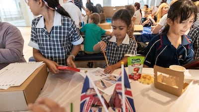 Children hope more parties are held this weekend. Antonie Robertson / The National