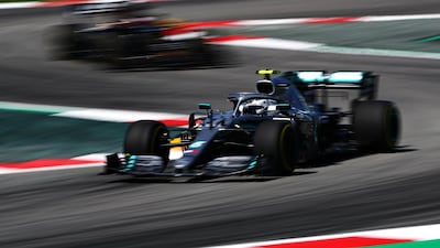 Valtteri Bottas was quickest in first practice in Barcelona ahead of Sunday's Spanish Grand Prix. Getty
