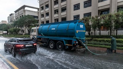 Forecasts show Thursday and Friday will be wet throughout the day. Antonie Robertson / The National