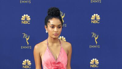 Yara Shahidi proves her young style icon status in Gucci. Photo / EPA