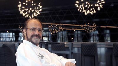 Chef Greg Malouf of Cle Dubai launches his latest cookery book on Tuesday, January 13. Satish Kumar / The National
