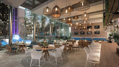 The Beach Grill will be located on the hotel's 100-metre private shoreline.