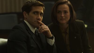 Jake Gyllenhaal and Renate Reinsve in Presumed Innocent. Photo: Apple TV+