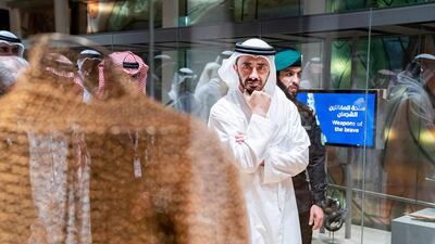 Sheikh Abdullah bin Zayed in Ad Diriyah, Saudi Arabia.