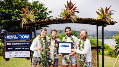 A constant demand for energy, as the team rowed in 12 hour shifts during the crossing, saw each rower consume around 6,5000 calories a day in specially prepared micro meals, energy bars and power gels. Photo: World's Toughest Row