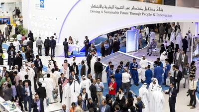 Big crowds attended the Adipec exhibition. Christopher Pike / The National