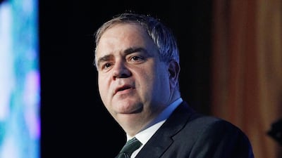 JetBlue CEO Robin Hayes on stage during Ronald McDonald House New York's 27th annual gala at the Grand Hyatt on May 13, 2019 in New York City. AFP