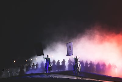 A grand opening ceremony was held on the grounds of the Banyan Tree AlUla resort following Mariah Carey's performance at Maraya. Photo: Banyan Tree AlUla