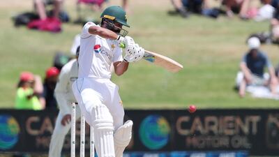 Pakistan batsman Fawad Alam plays a shot. AFP