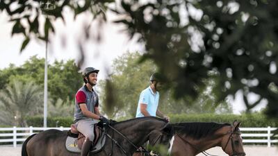 Omar Al Marzooqi, left, has won the UAE their first Youth Olympic medal nine years after taking up the sport. Reem Mohammed / The National