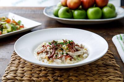 Turkey and roast parsnip risotto. Courtesy Gary Rhodes
