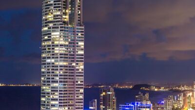 The Q1 building is the tallest on the Coast and is home to the Skypoint Observation Deck and Climb, which offer 360-degree views of the coastline. Barberstock