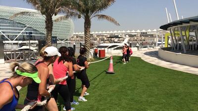 Vogue Fitness at Yas Marina. Courtesy Vogue Fitness