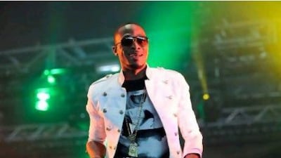 The Nigerian rapper D'banj, who was catapulted to stardom after a chance meeting with Kanye West in Dubai. Here, he performs at the Wireless Festival in London earlier this month. Christie Goodwin / Redferns via Getty Images