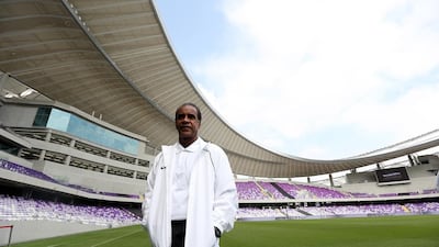 Ahmed Abdullah, a player for Al Ain for 17 seasons and now an assistant coach, calls Hazza bin Zayed Stadium which accommodates 25,000 spectators in Al Ain, a landmark in the Garden City. Satish Kumar / The National