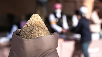 The dish is based on wheat or wheatberries.