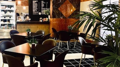 Inside the new Lime Tree Cafe at Ibn Battuta Gate. Courtesy Lime Tree Cafe