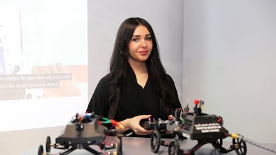Despite a few moments of doubt at the start, Ms Al Zargani stayed on course to become the first female Emirati engineer at the company.