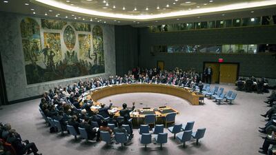 The United Nations Security Council votes on a resolution that will require Syria to give up its chemical weapons in September. On Friday, Saudi Arabia rejected its seat on the council. Craig Ruttle / AP Photo
