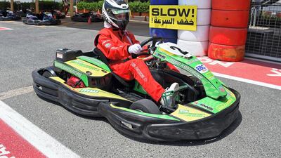Dubai's Kartdrome is now allowing customers back in, with a variety of new safety protocols in place. Aaron Meriwether