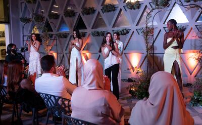 Fashion designer Yassmin Saleh takes to the runway after her show