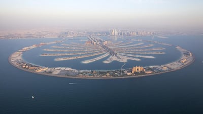 The Palm Jumeirah has luxury resorts managed by Atlantis, Waldorf Astoria, Sofitel, Fairmont and Rixos. Courtesy Nakheel
